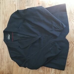 (18W) George Plus Classic Contemporary Embroidered Office Padded Shoulder Classy